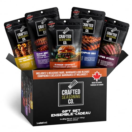 Crafted Seasoning Co. BBQ Rubs & Seasonings Gift Set