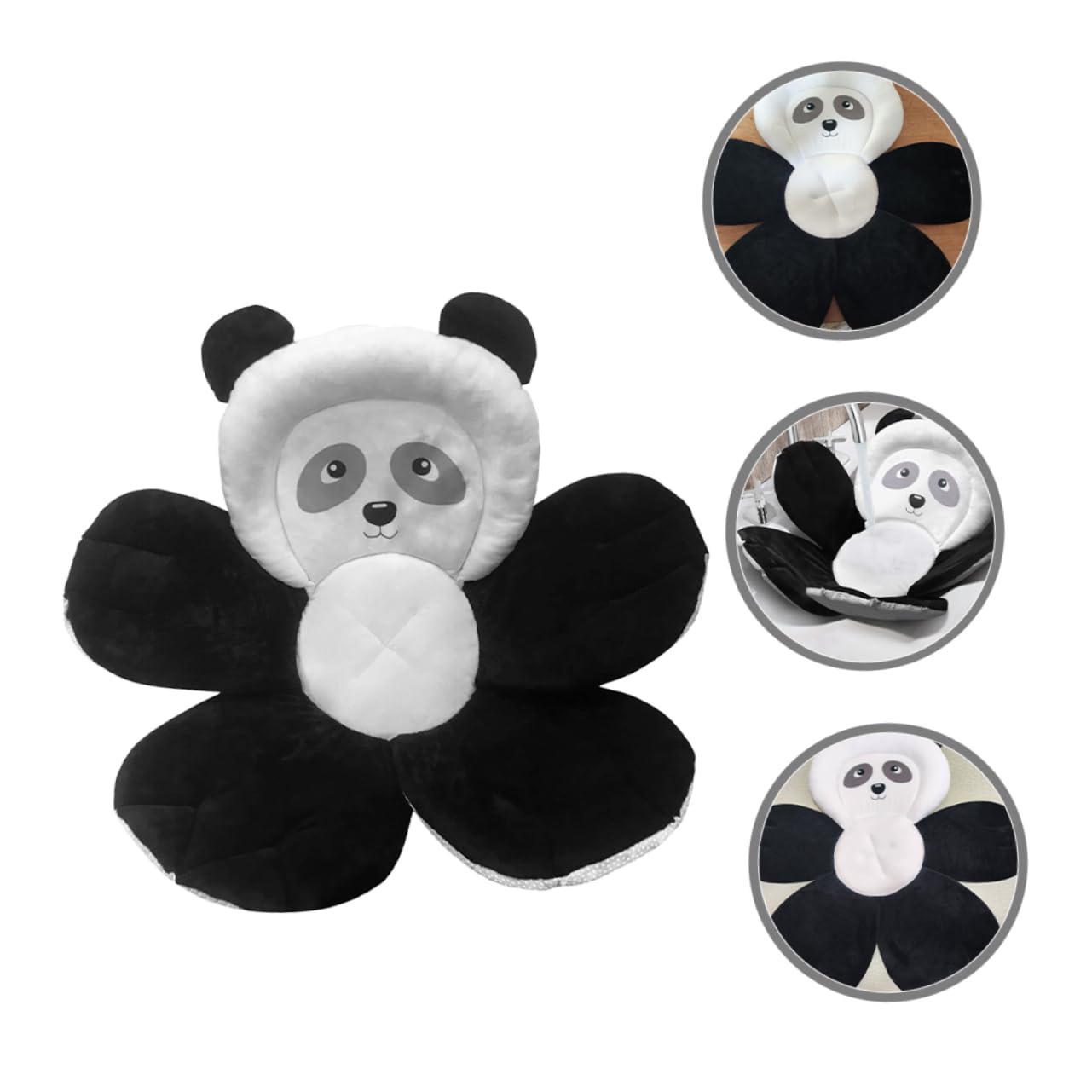 rutschfeste Babybadewannenmatte für Neugeborene Panda Form Waschbar Weich und Bequem für Badewanne und Dusche