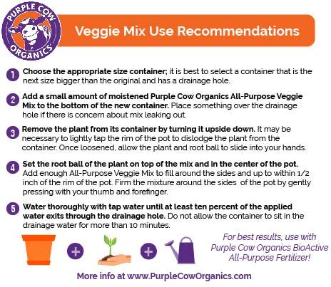 Purple Cow Organics Mezcla Veggie Granulada Orgánica 1 cu ft miniatura 2