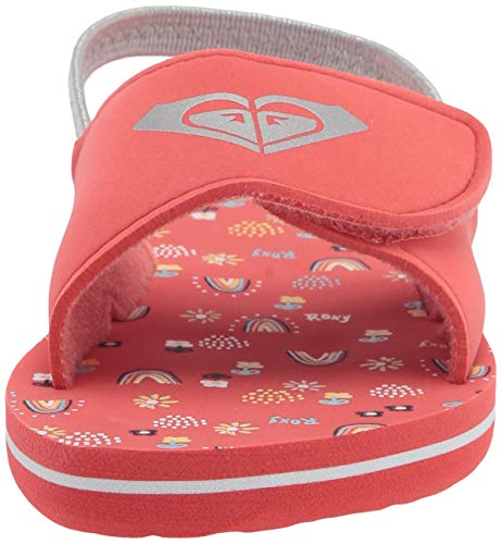 Image of Roxy Girl's TW Finn Sling Back Flip Flop Sandal Sandal, NAVY DREAM, 7 M M US Toddler