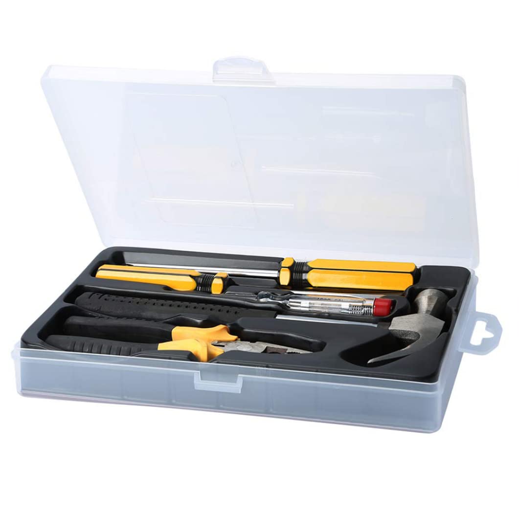 |General Repair Toolkits Household Tool Kit Home Repair DIY Hand Tool Set for Home Garage Workshop 5 Pieces Hand Operated Tools