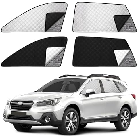 ZATOOTO Car Window Shades for Outback 2015-2020, Double Layer Blackout Shade with Breathable Mesh Screen and Reversible Window Cover Design Privacy & UV Protection for Travel Trip Camping Cover