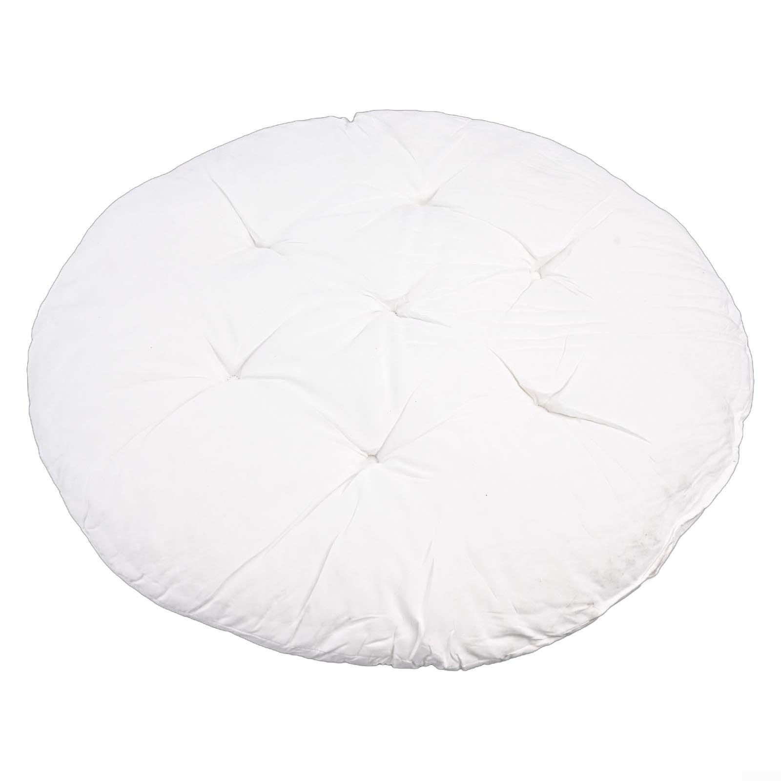 Cojín ergonómico para silla colgante, 50 x 50 cm, poliéster resistente al desgaste, para silla de papaya, balancín y muebles de salón de interior (H)