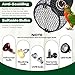 Retisee 2 Pcs Reptile Heat Lamp Cap Reptiles Anti-Scald Lampshade with Power Switch and Anti-bite Hook for Lizards Snakes Chicks, Bulb 100w Not Included