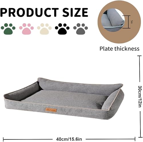 Miniatura 4 de Dog Bed Deluxe Plush Dog Crate Beds Comfy Kennel Pad Anti-Slip Pet Sleeping Mat Dogs Breeds Pet Bed