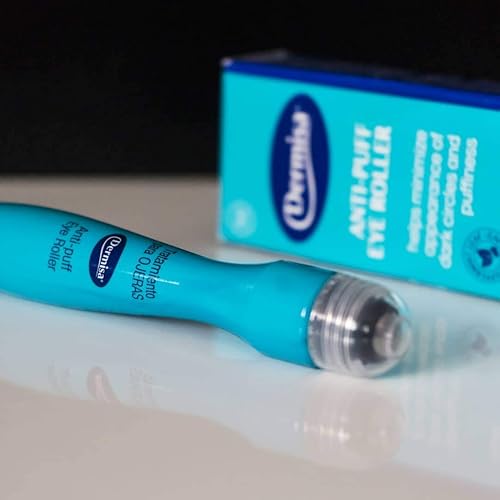 Miniatura 2 de Dermisa Rodillo de ojos para ojos hinchados  Suero de tratamiento antihinchazón para ojeras con cafeína y menta para una piel brillante y saludable