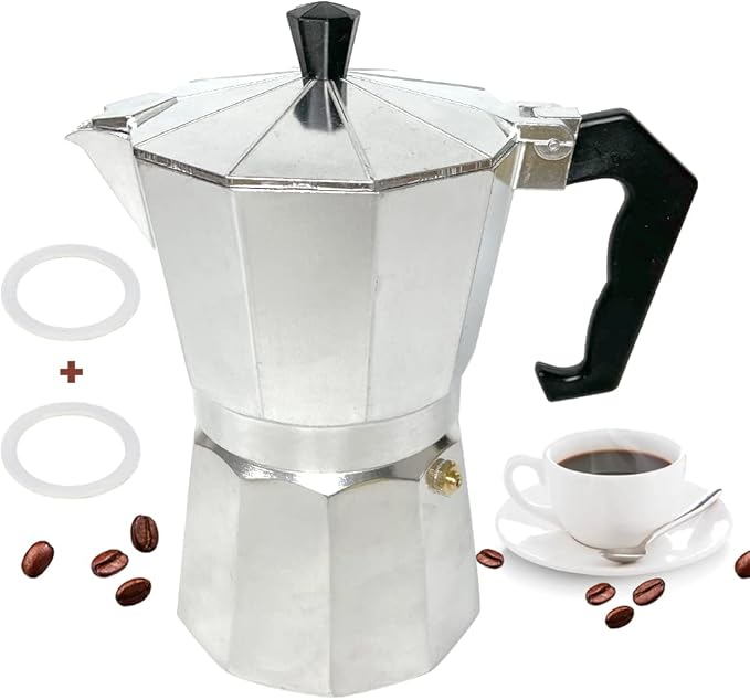 Stovetop Espresso Maker, Aluminium Stovetop Coffee Maker