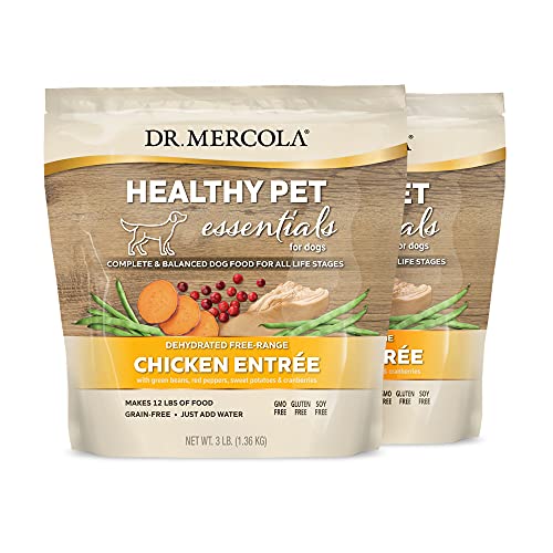 Dr-Mercola-Healthy-Pet-Essentials-Chicken-and-Beef-Entree-for-Dogs-3lbs-Makes-12lbs-of-Food-Non-GMO-Gluten-Free-Soy-Free-Free-Range-Chicken