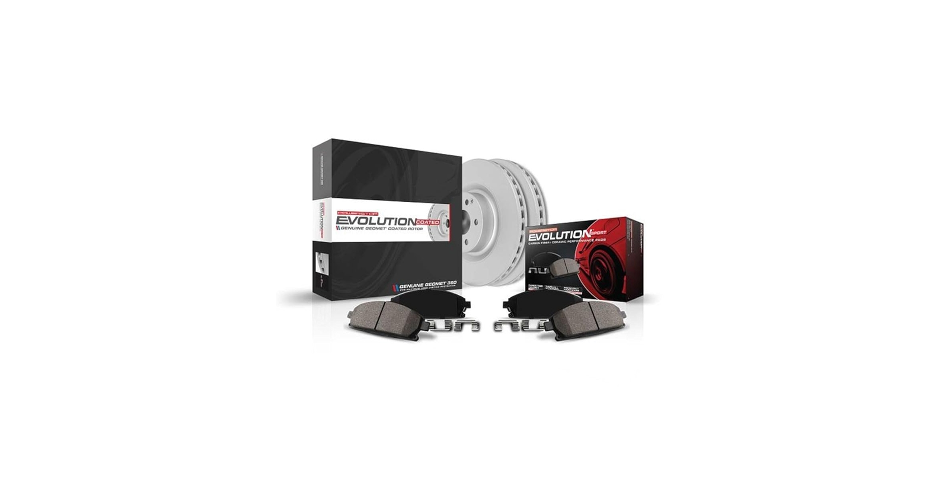 Amazon.com: Power Stop CRK6038 front Z23 Evolution Geomet
