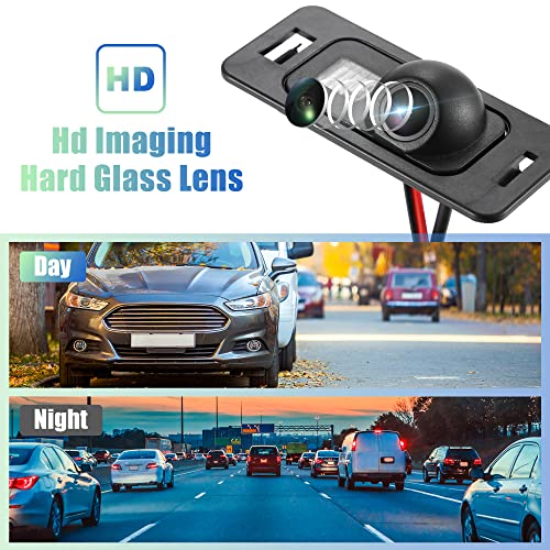 Image of X AUTOHAUX 1 Set Rear View Back Up Camera Rear Park Assist Reverse Camera for BMW X3 E83 2004-2010