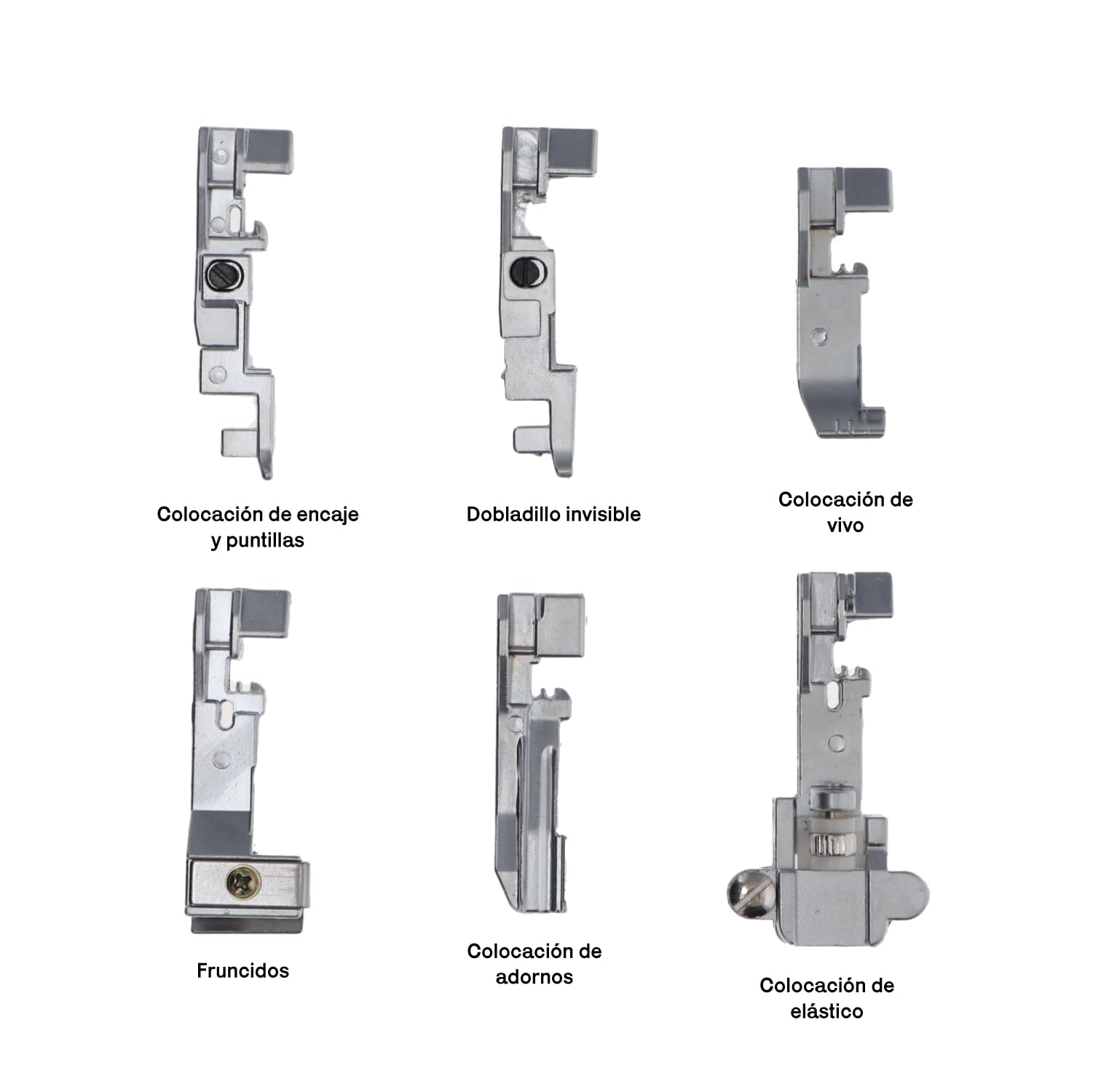 Zestaw 6 prasy do Overlock/Holownica Singer 14SH, 14CG i 14U.
