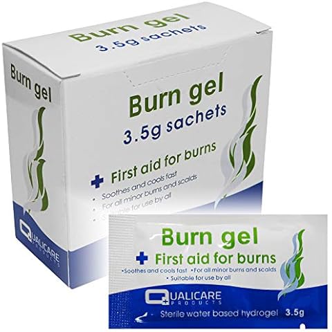 Qualicare 3.5g Burns Scalds Emergency First Aid Treatment Gel Sachets 25 Pack Cover