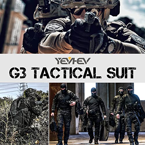 Yevhev E G3 Camouflage Shirt With Elbow Pads For Men Tactical Hunting Uniform Paintball Gear thumb #5
