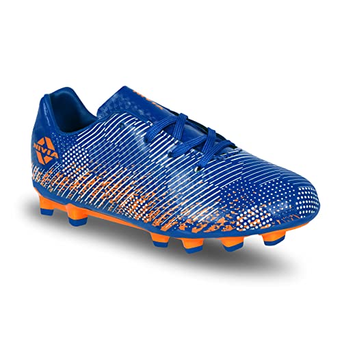 Image of Nivia Boys Encounter Kids Football StudNivia Kids Encounter 9.0 Orange-Royal Blue UK - 1