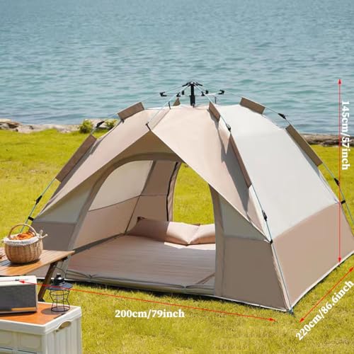 Carpa automática pop up para camping familiar 4-5 personas miniatura 5