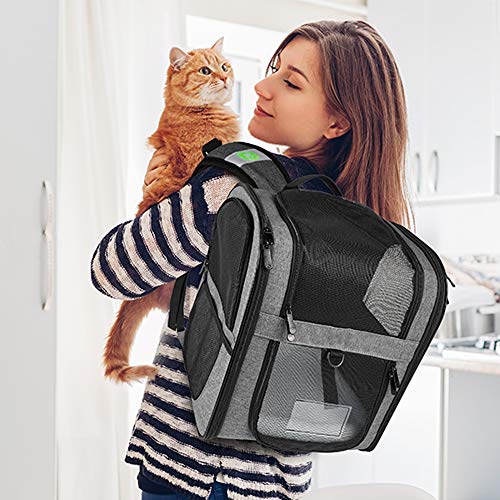 UG Pet Carrier Backpack,Ventilated for Large and Small Dogs and Cats Safety Features Travel Airline-Approved Outdoor Bag - Image 4
