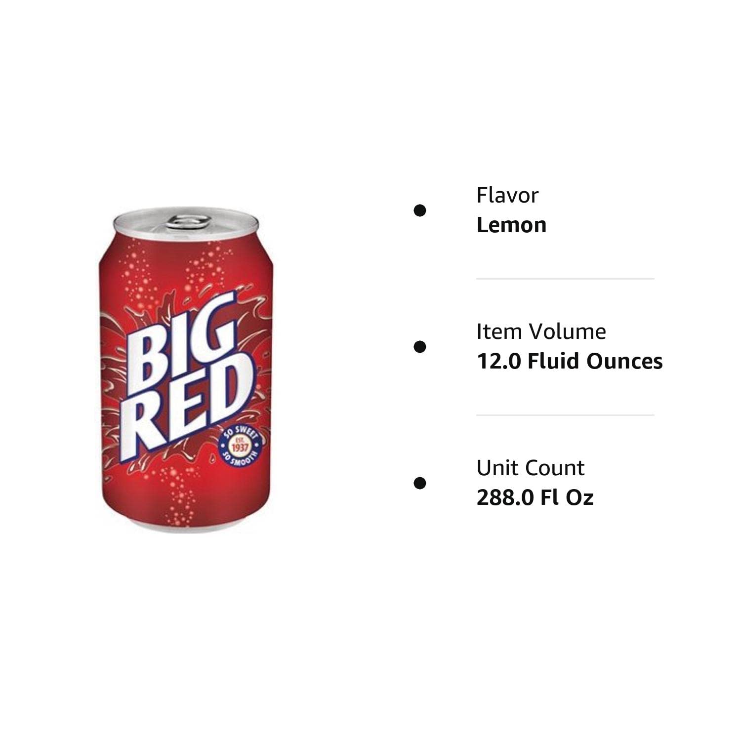 Big Red Cream Soda, 12 Ounce (24 Cans)