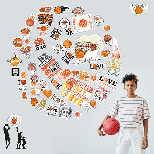 Vinilos Decorativos Luminosos de Balones de Baloncesto miniatura 4