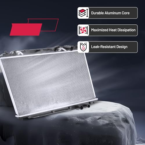 Image of BDFHYK 2923 Aluminum Radiator for Acura CSX, Honda Civic 2006-2011