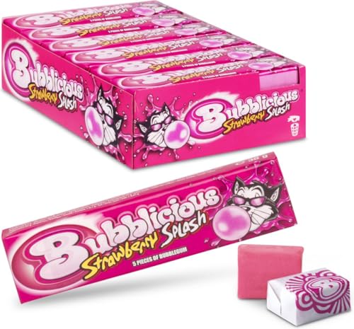 Bubblicious strawberry 18x 738 gr miniatura 1