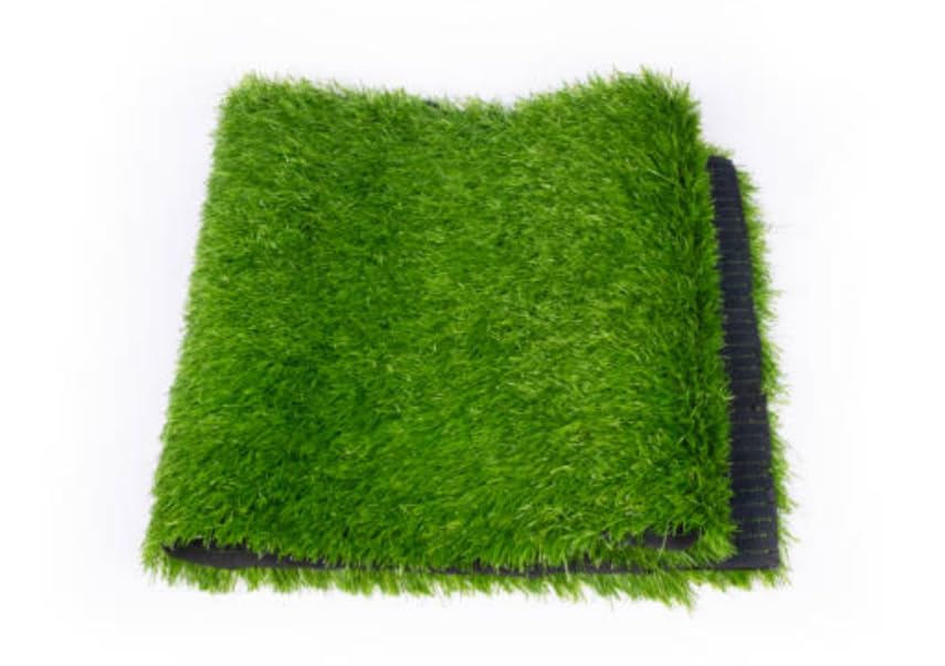Aadityaa's Anti-Skid Artificial Grass Carpet Rugs Papos Astro Turf Big Size Floor Door Balcony Room Terrace 35mm Washable Waterproof Wall Decoration Crafts Mat, Pack of 1. (1.5 feet x 6 feet)-image-4