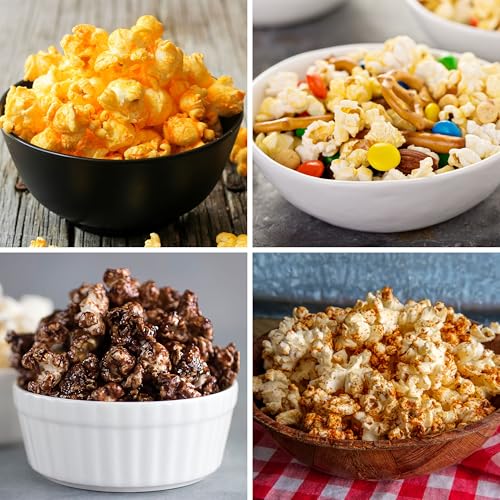 Nostalgia Retro Hot Air Popcorn Maker – 12 Cups Oil Free Popping – Countertop Machine with Measuring Cup – Healthy Snacks & Movie Nights – Aqua - image 6