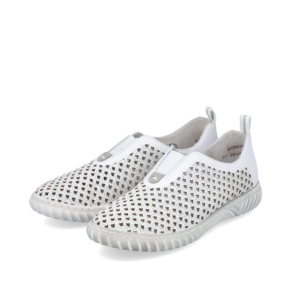 Rieker Damen Slipper N0965, Frauen Slip On