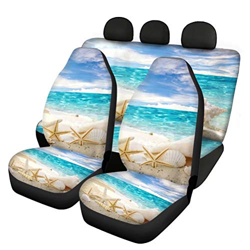 Forchrinse Sea Shell Ocean Beach Seat Covers