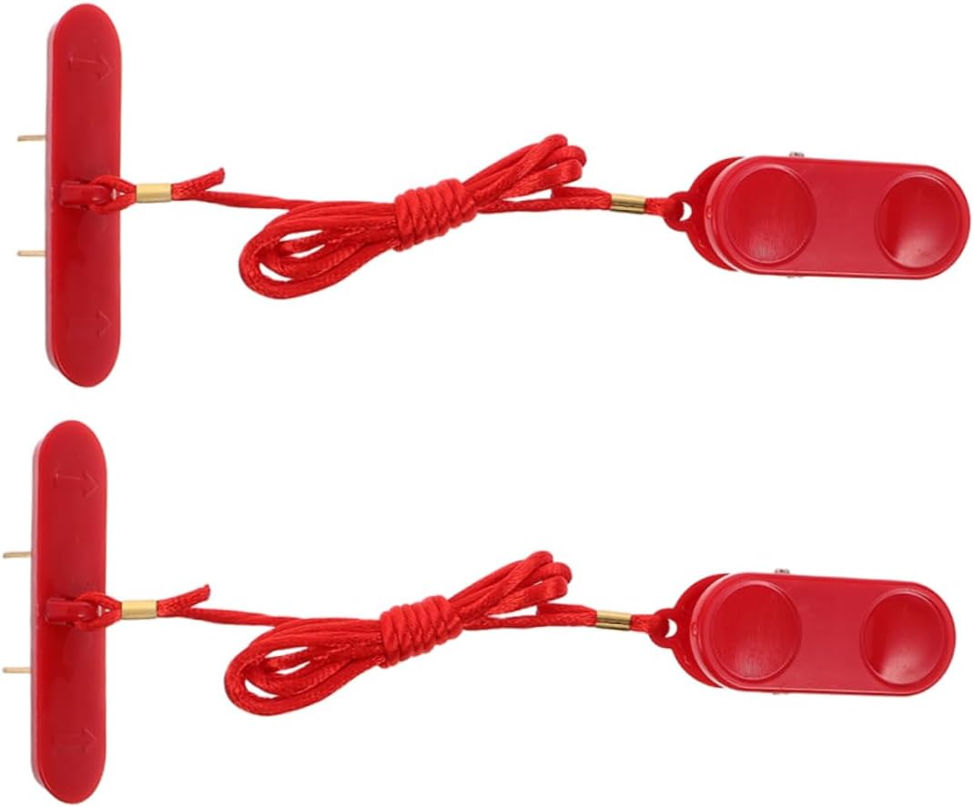 2pcs Dual Insert Treadmill Emergency Stop Key Replacement Safety Switch for Fitness Equipment Instant Stop Function Compatible with Multiple Treadmill Brands