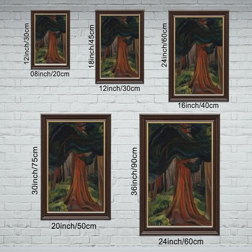 Toile de cèdre rouge Emily Carr pour une décoration murale de bureau apaisante - 2