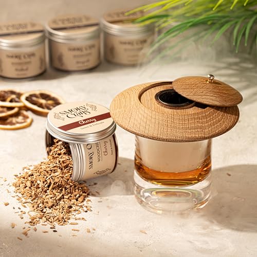 5 Flavors Wood Chips Set + Smoker Box Kit by Smoky Crafts