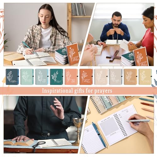 Cuadernos espirales con versículo bíblico para regalo religioso 6