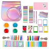 Effet photo fantastique : 4 lentilles de filtre de couleur, bleu, orange, vert, rouge, rose avec découpe en forme de cœur, bleu avec découpe circulaire, changement de couleur de la photo, idéal pour l'effet photographique.