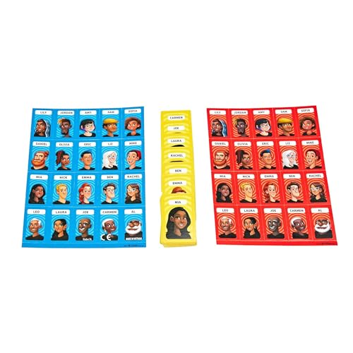 Hasbro Gaming Unisex-Adult Grab and Go Guess Who Game, Multicoloured, One Size - Image 5