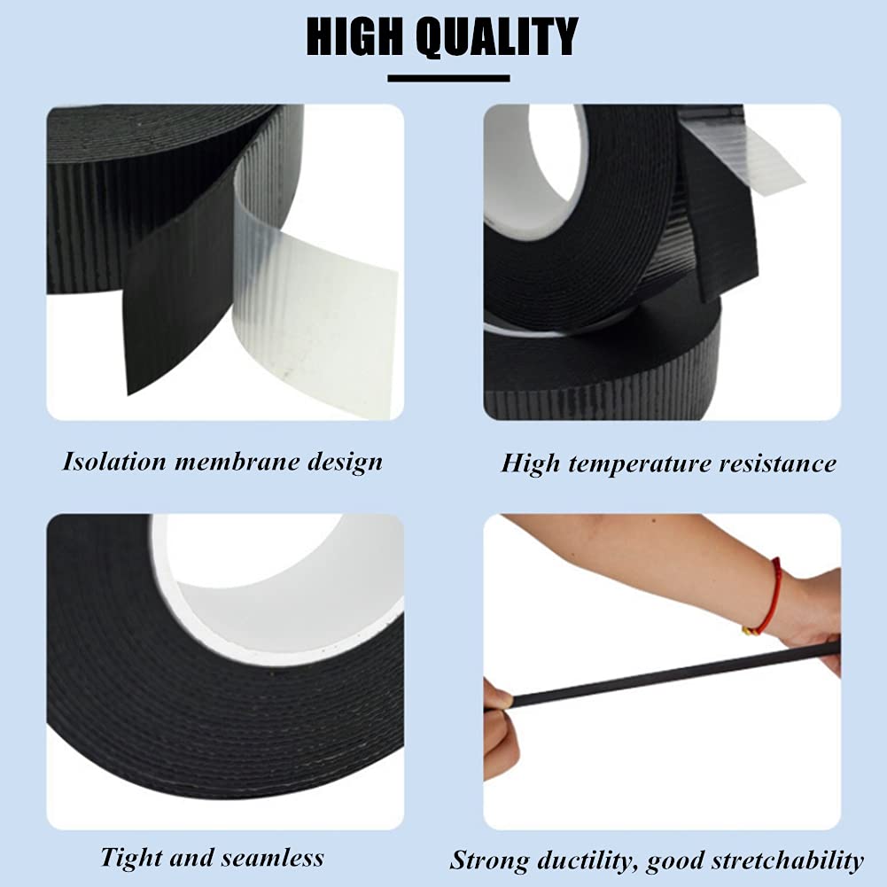 Electrical Tape, Flame Retardant Indoor Outdoor High Temperature Resistance High Pressure Resistance Electric Tape, Premium Rubber Waterproof Tape (J20)
