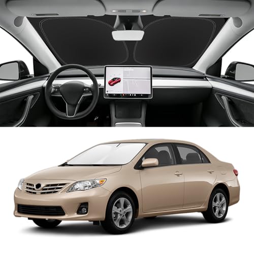 Image of Custom Fit Windshield Sun Shade for Toyota Corolla 2009-2013