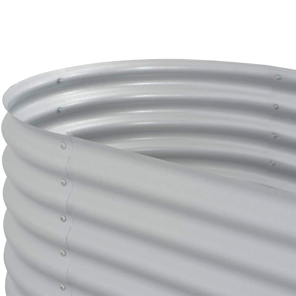 Generic Podwyższona Grządka Ogrodowa ze Stali Ocynkowanej, Metalowa Donica do Ogrodu, na Balkon, Taras i Podwórko, Grządka do Sadzenia Warzyw, Kwiatów, Roślin (400 x 80 x 44 cm)