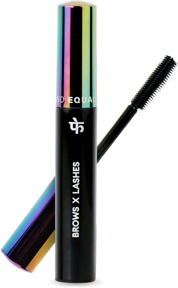 FAE Beauty 2-in-1 Volumising Mascara & Brow Gel | Lengthening & Buildable Formula | Easy To Remove | For All Genders | For Lashes & Brows | Vegan (Jet Black)
