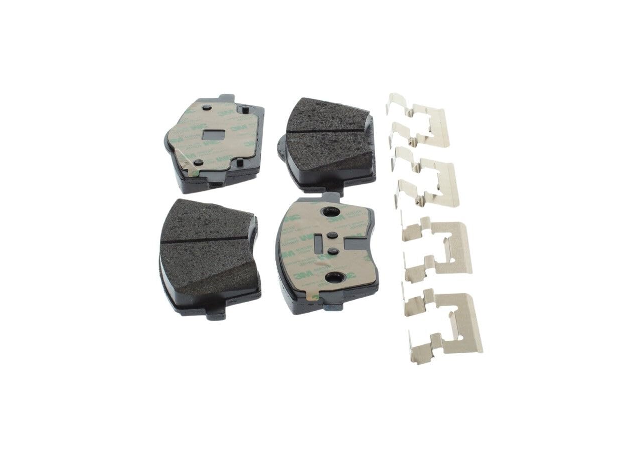 Bosch BP2843 Pastillas de freno - Eje delantero - certificación ECE-R90 - 1 juego de 4 pastillas