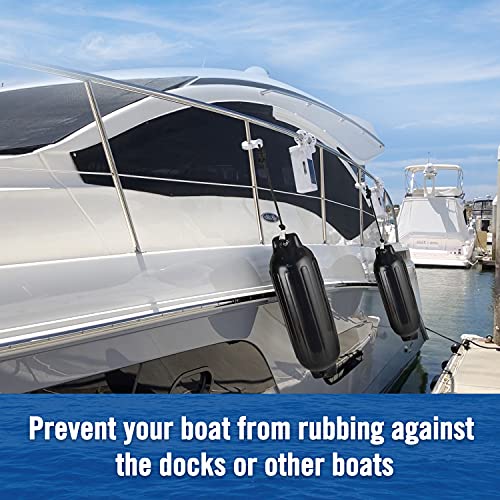Image of Affordura Boat Fender 4 Pack Boat Bumpers Fenders with 4 Ropes