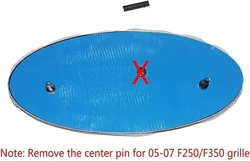 Miniatura 6 de Paquete de 1 emblema de rejilla frontal de bandera estadounidense de 9 pulgadas para Ford 2004-2014 F150 de 9 x 3.5 pulgadas, placa de