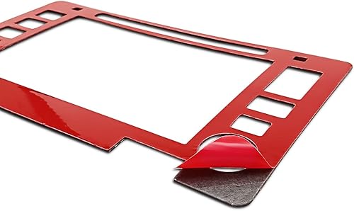 Miniatura 3 de RUIANTE Compatible con consola central de fibra de carbono, pantalla de navegación, cubierta de panel GPS, accesorios interiores para Toyota Tacoma