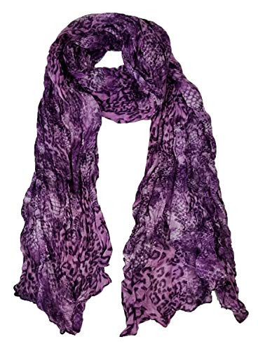 Pleated Animal Scarf Scarves for Women Girls Light Weight & Warm …