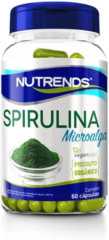 Spirulina 500mg 60 cápsulas, Nutrends