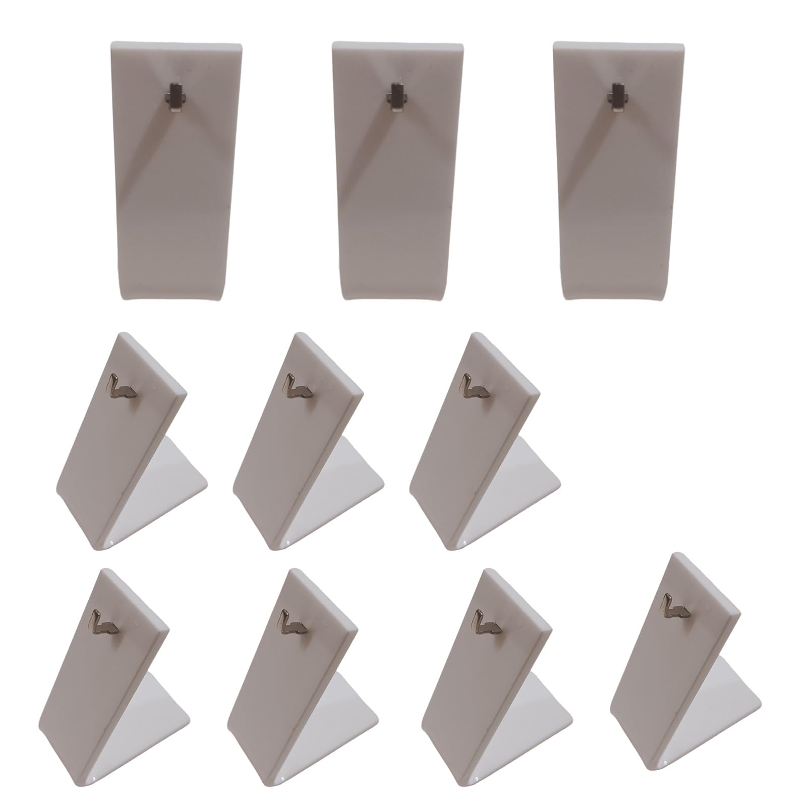Snorvixre Of 10 Stylish Earring Display Stands Organizers for Enhancing Decors and Showcasing Jewelry in Various Environment Earring Display Stand