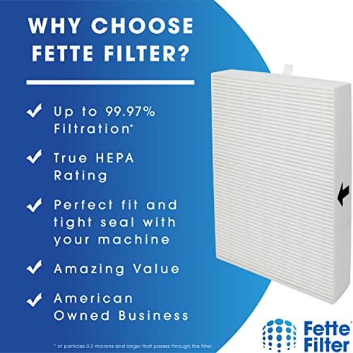 Fette Filter - 6 Pack Of Premium True Hepa H13 Filter R Compatible With Honeywell Filter R For All Hpa Series Air Purifier Part Number Filter R Hrf-R3 Hrf-R2 Hrf-R1 Hrf-Arvp300 Hpa300 #TOP3