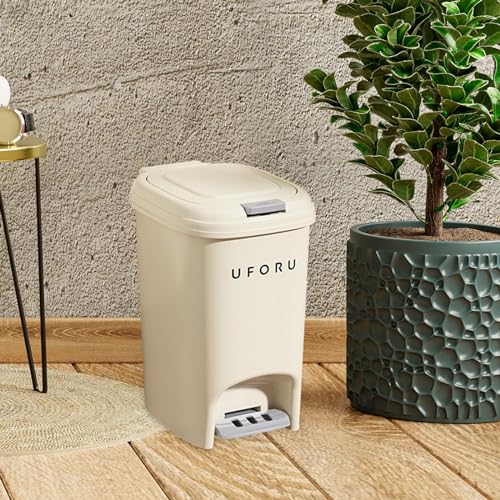 Poubelle à pédale compacte 8L anti-odeur pour petites pièces