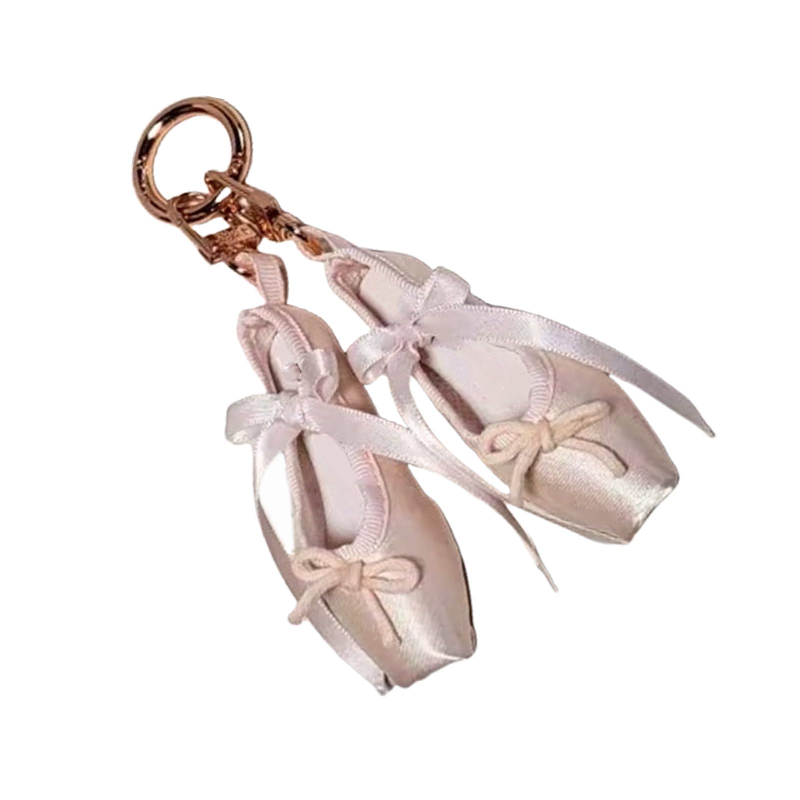 Zeizafa Women's T3 Elegant Ballet Shoes Keychain Alloy Key Holder Unique Keyring Bag Pendant Fashion Accessory For And Girls
