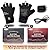 Kivdes Heated Gloves Fingerless for Women Man Rechargeable Electric Touchscreen Wearable Cold Winter Work Arthritis Pain Relief Hand Warmers Hot Compress Reusable (L)