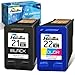 HavaTek Rigenerata 21 XL Nero 22 XL Color Cartucce d'inchiostro per HP 21XL 22XL per hp Deskjet F2120 F2280 F380 F380 F390 F4180 F375 F4180 F4190 d2360 d1460 psc 1410 1415 Officejet 4315 4355 Stampant